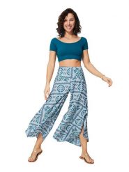 Aller Simplement Spodnie w kolorze niebieskim rozmiar: 38/40. Niebieskie spodnie materiałowe Aller Simplement, bez wzorów, z materiału. Za 43.99 zł.