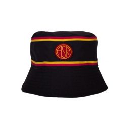Kapelusz wędkarza dla dorosłych - AS Roma - Czarny. Czarne kapelusze COPA FOOTBALL, bez wzorów, retro. Za 126.98 zł.