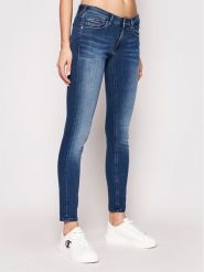 Tommy Jeans Jeansy Sophie DW0DW09214 Granatowy Skinny Fit. Niebieskie jeansy Tommy Jeans, bez wzorów, z bawełny. Za 259.99 zł.