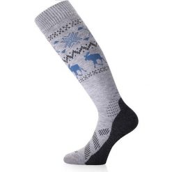 Skarpety narciarskie uniseks Lasting FWW 858 Merino 85%. Szare skarpetki LASTING, bez wzorów, z wełny. W wyprzedaży za 139.90 zł.