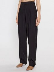 Hugo Spodnie materiałowe 50494490 Czarny Regular Fit. Czarne spodnie materiałowe Hugo, bez wzorów, z materiału. Za 1,099.00 zł.