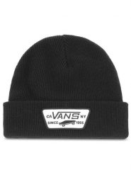 Vans Czapka Milford Beanie VN000UOUBLK Czarny. Czarne czapki zimowe Vans, bez wzorów, z materiału. Za 119.99 zł.