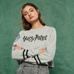 Bluza z nadrukiem Harry Potter - Jasny szar. Bluzy bez kaptura marki Sinsay. Za 59.99 zł.
