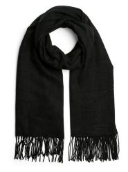 Pieces Szal w kolorze czarnym rozmiar: onesize. Czarne szaliki i kominy Pieces, bez wzorów. Za 70.41 zł.