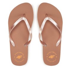 Japonki 4F. Brązowe japonki 4f, bez wzorów, sportowe. Za 29.99 zł.