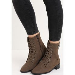 Zielone Botki Ivy League. Botki marki Kazar. Za 69.99 zł.