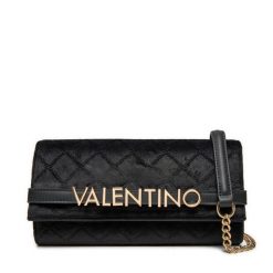 Torebka Valentino. Czarne kopertówki Valentino, bez wzorów, wizytowe, bez dodatków. Za 309.99 zł.