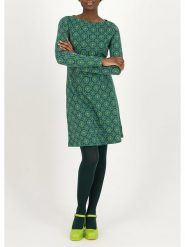 Blutsgeschwister Sukienka "Mod a Hulagreen" w kolorze zielonym rozmiar: XL. Zielone sukienki Blutsgeschwister, xl, bez wzorów, z bawełny, bez kołnierzyka, bez ramiączek, mini. Za 172.08 zł.