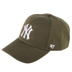 Czapka z daszkiem dla dorosłych 47 Brand MLB New York Yankees MVP Cap. Zielone czapki z daszkiem 47 Brand, bez wzorów, z wełny, sportowe. Za 173.50 zł.