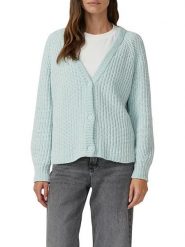 S.Oliver Kardigan w kolorze turkusowym rozmiar: 34. Niebieskie swetry S.Oliver, s, bez wzorów, bez ramiączek. Za 104.99 zł.