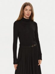 LOLA CASADEMUNT Golf LF2415019 Czarny Regular Fit. Czarne swetry LOLA CASADEMUNT, xs, bez wzorów, z syntetyku, bez ramiączek. Za 149.99 zł.