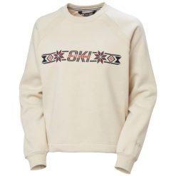 Sweter damski Helly Hansen Bliss. Białe swetry Helly Hansen, bez wzorów, sportowe, bez ramiączek. Za 460.00 zł.