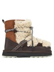 EMU Australia Śniegowce Blurred Teddy W13196 Brązowy. Brązowe śniegowce Emu Australia, bez wzorów, ze skóry, bez zapięcia. Za 889.99 zł.