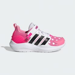 Buty Adidas Disney Lightorama Minnie Mouse Children. Czarne buty do biegania adidas, bez wzorów, bez zapięcia, do biegania. Za 279.00 zł.