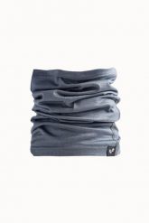Komin na szyję trekkingowy wielofunkcyjny Woolona Merino. Szare szaliki i kominy WOOLONA, na zimę, bez wzorów, z materiału. Za 117.00 zł.