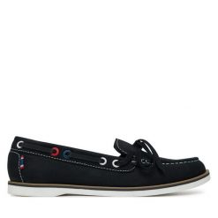 Mokasyny Beverly Hills Polo Club. Czarne mokasyny Beverly Hills Polo Club, bez wzorów. Za 299.99 zł.