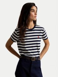 Polo Ralph Lauren T-Shirt 211B17779003 Granatowy Regular Fit. Niebieskie t-shirty Polo Ralph Lauren, l, bez wzorów, z bawełny, bez kołnierzyka, bez ramiączek. Za 399.99 zł.