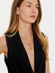Tory Burch Naszyjnik Miller Pave Layered 163733 Złoty. Żółte naszyjniki Tory Burch, z tworzywa sztucznego, metalowe. Za 1,019.00 zł.