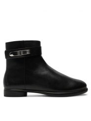 ECCO Botki Sculpted Lx 22235301001 Czarny. Czarne botki ECCO, bez wzorów, ze skóry, bez obcasa, na płaskiej podeszwie, bez zapięcia. Za 459.99 zł.