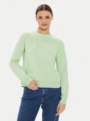 Calvin Klein Jeans Bluza Institutional J20J222548 Zielony Regular Fit. Zielone bluzy Calvin Klein Jeans, m, bez wzorów, z bawełny, bez kaptura. Za 249.99 zł.