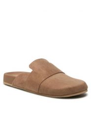 Jenny Fairy Klapki LS5750-02A Beżowy. Brązowe klapki Jenny Fairy, bez wzorów, z materiału, bez obcasa, bez zapięcia. Za 149.99 zł.