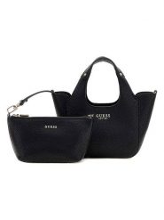 Guess Shopper bag w kolorze czarnym - 46 x 28 x 13 cm rozmiar: onesize. Czarne shopper bag Guess, z aplikacjami, z materiału, przez ramię, bez dodatków. Za 436.90 zł.