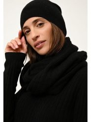 Just Cashmere Kaszmirowy szal-koło "Hutton" w kolorze czarnym - 65 x 50 cm rozmiar: onesize. Czarne szaliki i kominy Just Cashmere, bez wzorów, z kaszmiru. Za 313.27 zł.