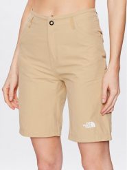 The North Face Szorty materiałowe Explo NF0A824H Beżowy Regular Fit. Brązowe szorty The North Face, bez wzorów, z materiału. Za 329.99 zł.
