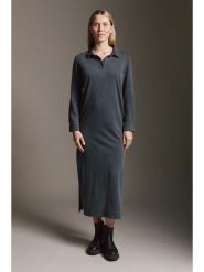 Cotton Candy Sukienka w kolorze antracytowym rozmiar: XL. Czarne sukienki Cotton Candy, na co dzień, xl, bez wzorów, bez kołnierzyka, bez ramiączek, maxi, proste. Za 161.34 zł.