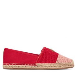 Espadryle Tommy Hilfiger. Czerwone espadryle Tommy Hilfiger, bez wzorów, bez obcasa. Za 369.99 zł.