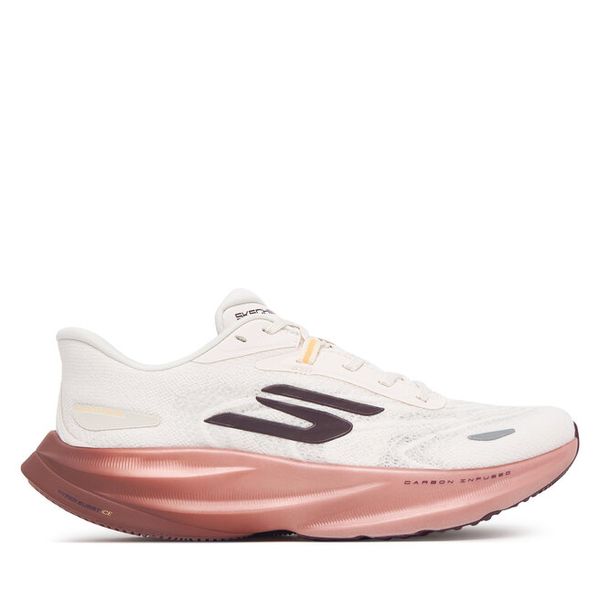 Buty do biegania Skechers. Białe buty do biegania Skechers, bez wzorów, bez zapięcia, do biegania. Za 539.99 zł.