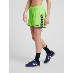 Szorty damskie Hummel hmlautentyczne Poly. Brązowe szorty Hummel, bez wzorów, sportowe. Za 144.00 zł.