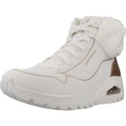 Kapcie SKECHERS UNO RUGGED - FALL SH Biały. Białe kapcie Skechers, bez wzorów. Za 425.68 zł.