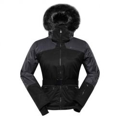 Kurtka narciarska damska Alpine Pro Olada. Kurtki narciarskie Alpine Pro, na zimę, bez wzorów, z kapturem, narciarskie. Za 623.99 zł.