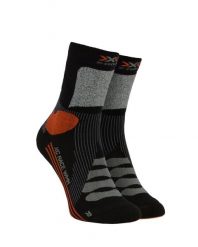 Skarpety damskie X-SOCKS X-COUNTRY RACE 4.0 Grey. Brązowe skarpetki X-Socks, bez wzorów, z dzianiny. Za 70.00 zł.