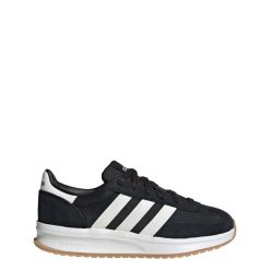 Buty RUN 70s 2.0. Białe buty trekkingowe adidas, bez wzorów, ze skóry, bez zapięcia, trekkingowe. Za 244.99 zł.