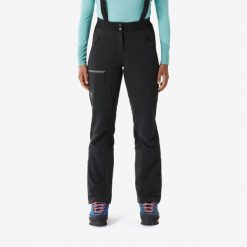 Spodnie alpinistyczne damskie Alpinism. Czarne spodnie narciarskie SIMOND, bez wzorów, z elastanu, narciarskie. Za 349.99 zł.