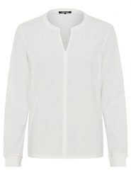 Olsen Bluzka w kolorze kremowym rozmiar: 46. Brązowe bluzki Olsen, bez wzorów, bez kołnierzyka, bez ramiączek. Za 73.99 zł.