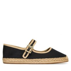 Espadryle Tommy Hilfiger. Czarne espadryle Tommy Hilfiger, bez wzorów, bez obcasa. Za 329.99 zł.
