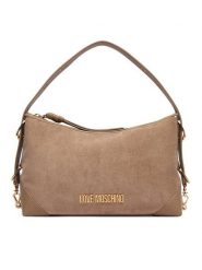 LOVE MOSCHINO Torebka JC4091PP1PLD110A Beżowy. Brązowe torebki klasyczne Love Moschino, bez wzorów, ze skóry, bez dodatków. Za 879.99 zł.