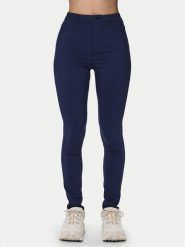 Pieces Jegginsy 17080560 Granatowy Skinny Fit. Niebieskie jeansy Pieces, l, bez wzorów, z jeansu. Za 69.99 zł.