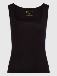 Les Lunes Top "Maggie" w kolorze czarnym rozmiar: XS. Czarne topy Les Lunes, s, bez wzorów, z wiskozy, klasyczne, bez kołnierzyka, bez ramiączek. Za 73.99 zł.