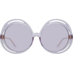 Okulary Ellen LINDA FARROW. Brązowe okulary przeciwsłoneczne Linda Farrow, bez wzorów, szklane, okrągłe. Za 1,639.00 zł.
