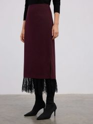 BGN Spódnica w kolorze bordowym rozmiar: 40. Czerwone spódnice BGN, na co dzień, bez wzorów, midi, proste. Za 170.07 zł.