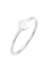 Elli Damski pierścionek do łączenia Geo Basic Trend Blogger w srebrze 925 Sterling Silver Pierścionki 1 ct. Szare pierścionki Elli, srebrne. Za 248.99 zł.