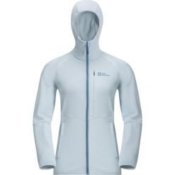 Bluza polarowa damska Jack Wolfskin Kolbenberg Hooded Fz. Niebieskie bluzy z polaru Jack Wolfskin, bez wzorów, z polaru, trekkingowe. Za 339.99 zł.