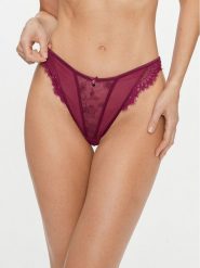 Hunkemöller Stringi Sia 204060 Fioletowy. Fioletowe stringi Hunkemöller, bez wzorów, z syntetyku. Za 69.99 zł.
