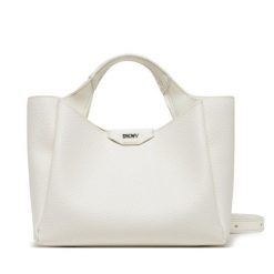 Torebka DKNY. Szare torebki klasyczne DKNY, bez wzorów, klasyczne, bez dodatków. Za 439.99 zł.