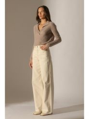 Perfect Cashmere Kaszmirowy sweter w kolorze beżowym rozmiar: M. Brązowe swetry Perfect Cashmere, m, bez wzorów, z kaszmiru, bez ramiączek. Za 568.34 zł.