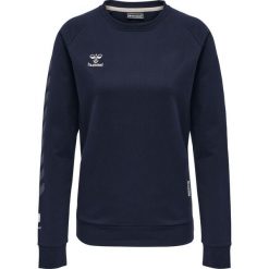 Damska bluza bawełniana Hummel Move Grid. Niebieskie bluzy Hummel, l, bez wzorów, z bawełny, bez kaptura, na fitness i siłownię. Za 233.75 zł.
